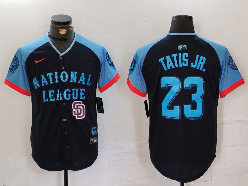 Men San Diego Padres #23 Tatis jr Blue All star 2024 Nike MLB Jersey style 6->->